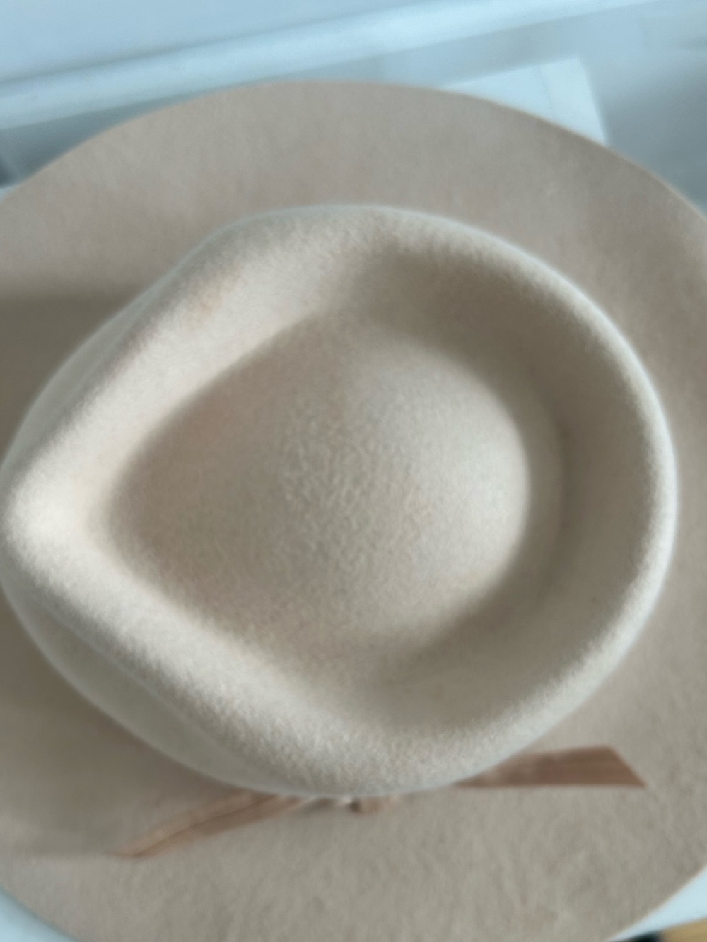 Lack of Color Ivory Rancher 100% Australian Wool Fedora Hat M 57cm